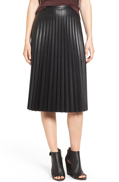 pleated mini