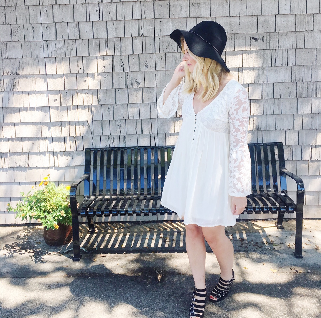 Style Steal: White Lace Dress