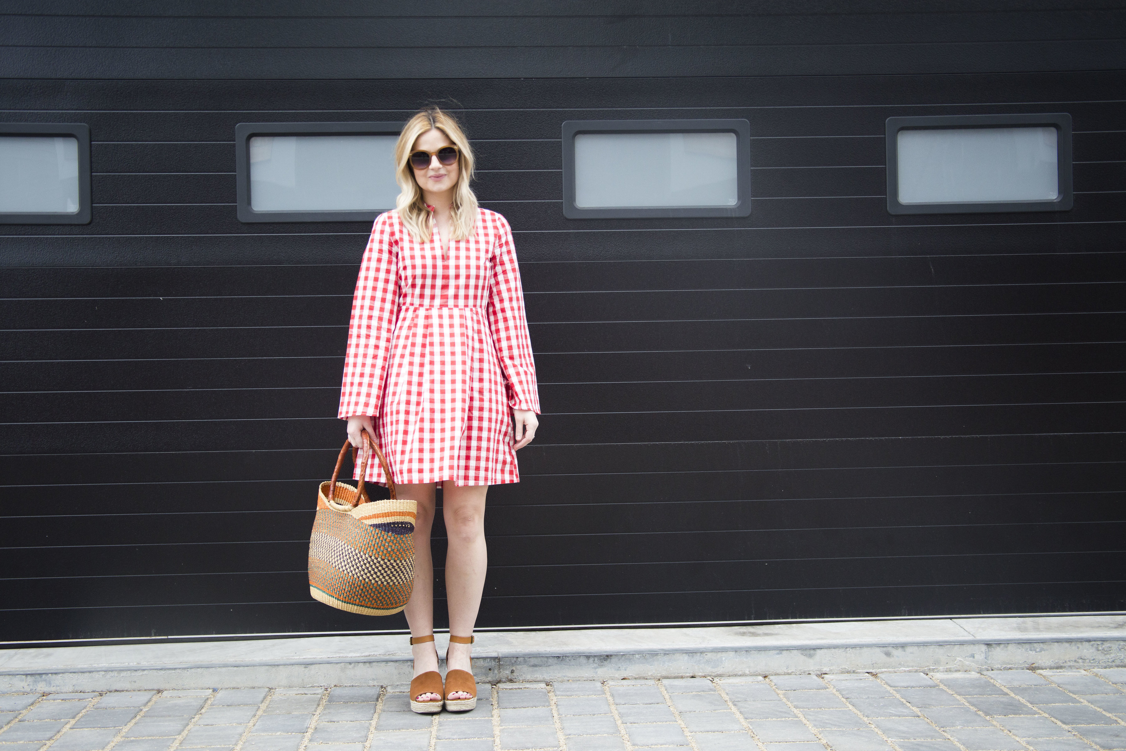 Red Gingham Dress