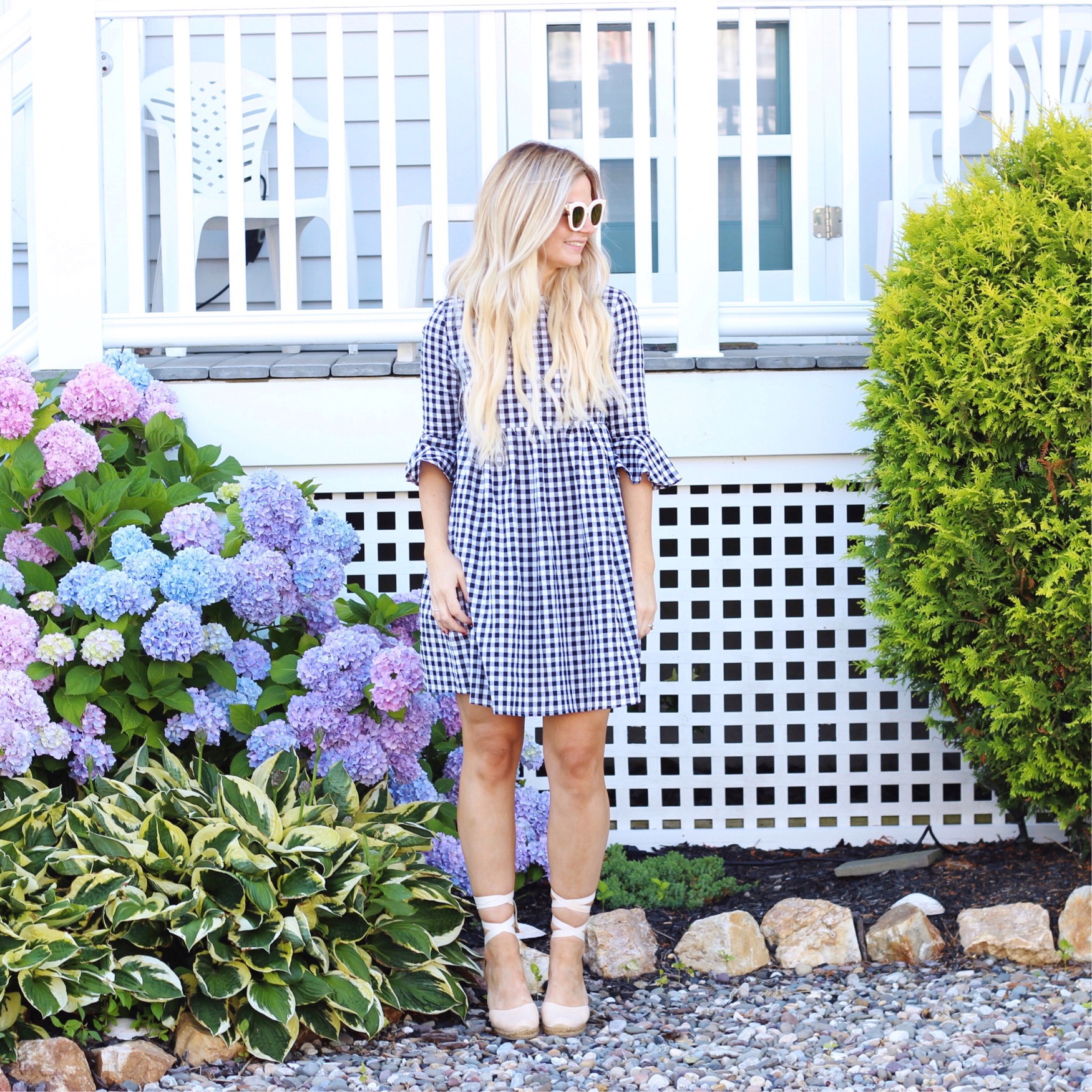 Gingham Style Dress