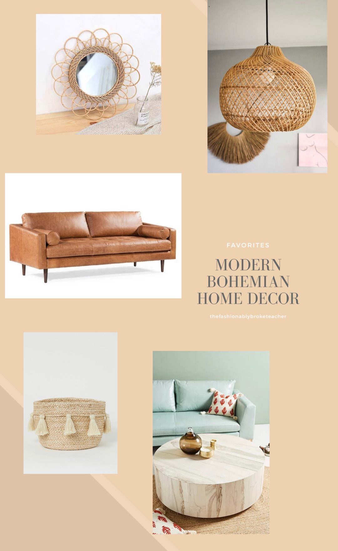 Modern Bohemian Home Decor